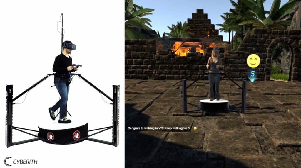VR Locomotion for Research - Virtuaizer VR Treadmill